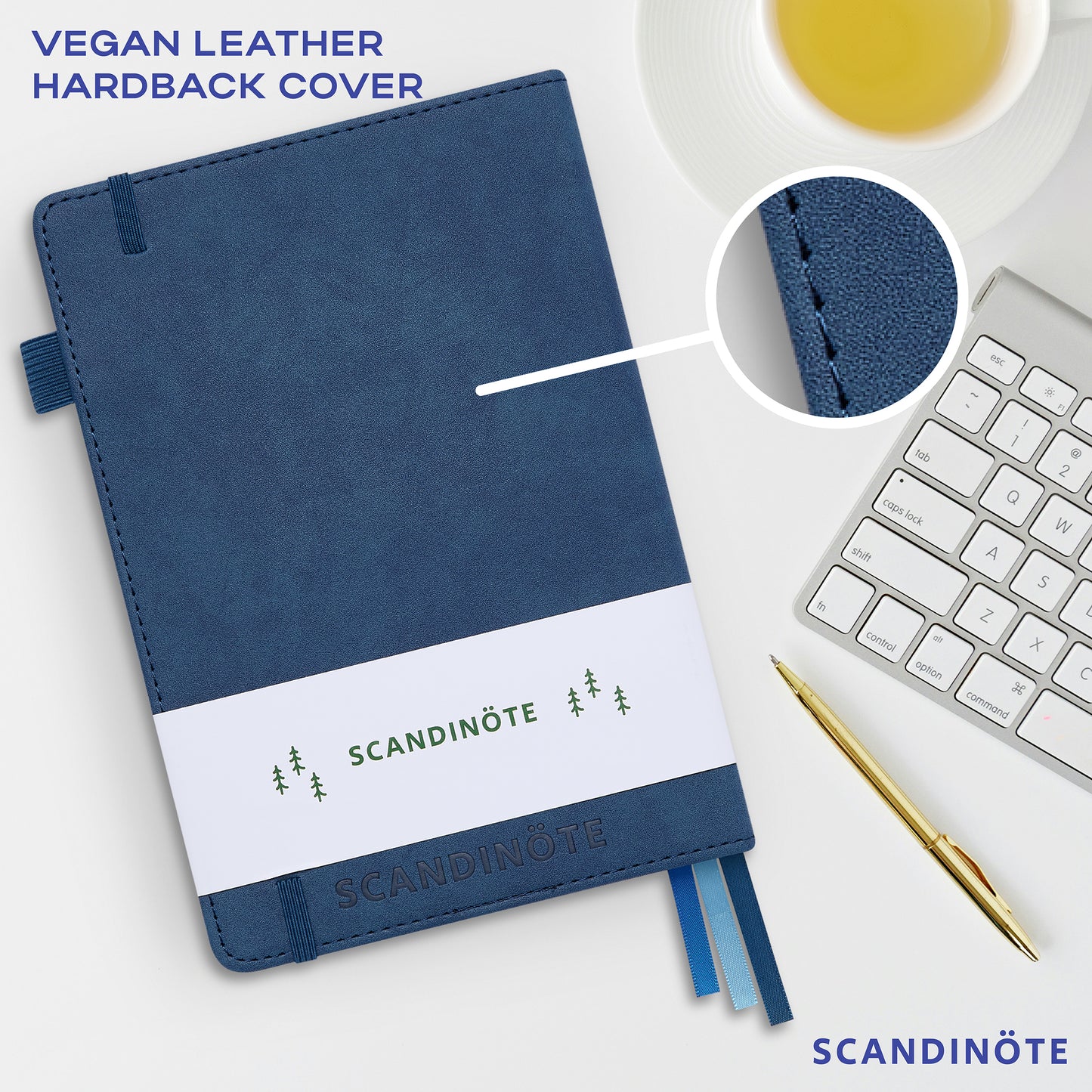 Scandinote A5 Bullet Dotted Journal - Navy Blue