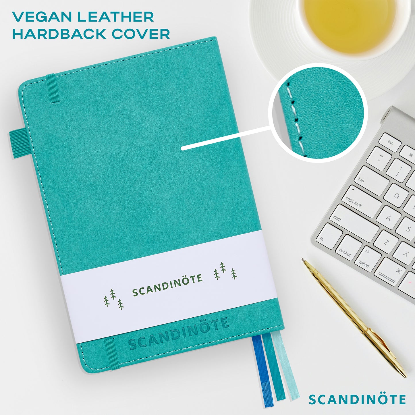 Scandinote A5 Bullet Dotted Journal - Teal