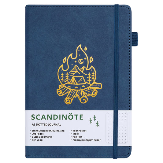 Scandinote A5 Bullet Dotted Journal - Navy Blue